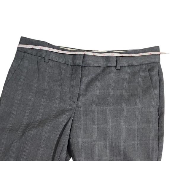 Theory Womens Gray Windowpane Dress Pants RN# 98406 Size 4 Workwear Slacks USA - Picture 12 of 12